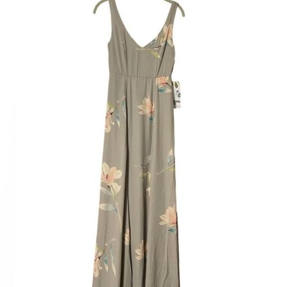 Show Me Your Mumu Kendall Chiffon Bridesmaid Maxi Dress Size XS NWT - Picture 6 of 10